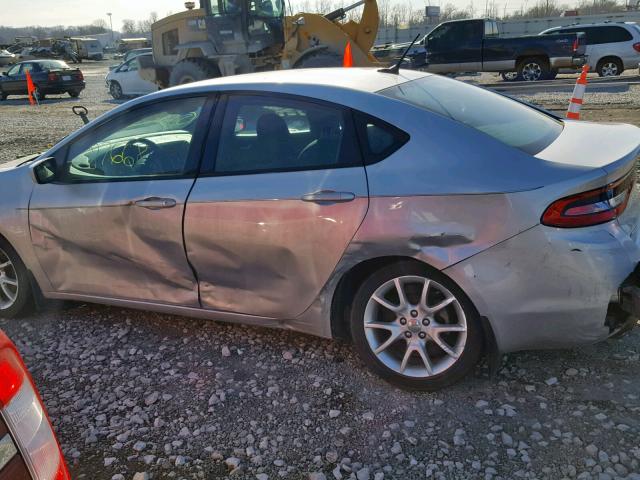 1C3CDFBH7DD235215 - 2013 DODGE DART SXT SILVER photo 9