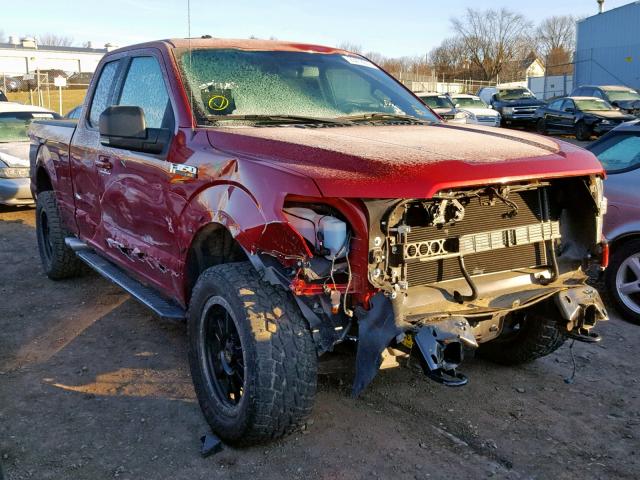 1FTFX1EF2FKD39347 - 2015 FORD F150 SUPER RED photo 1