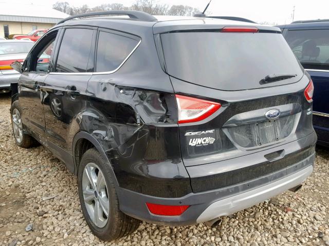 1FMCU9GX9EUD60226 - 2014 FORD ESCAPE SE BLACK photo 3