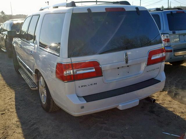 5LMFU28579EJ01281 - 2009 LINCOLN NAVIGATOR Weiß Foto 3
