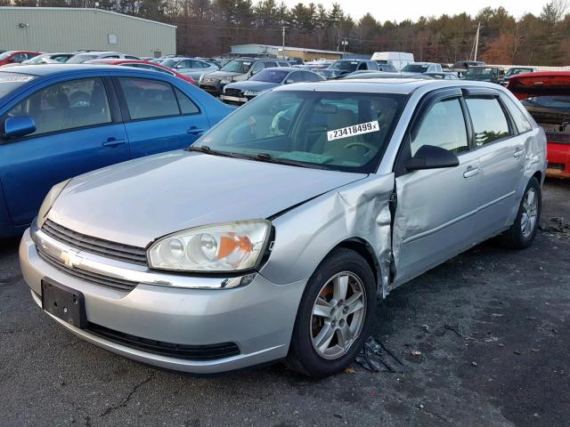 1G1ZT64885F102225 - 2005 CHEVROLET MALIBU MAX SILVER photo 2