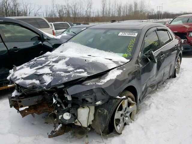 1G1ZC5EB5AF207254 - 2010 CHEVROLET MALIBU 1LT 黑色 照片 2