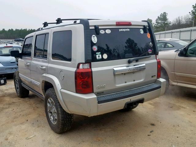 1J8HG58P97C584736 - 2007 JEEP COMMANDER Gümüş foto 3