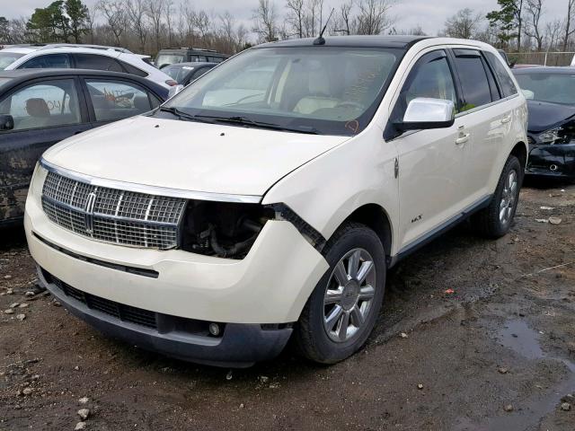 2LMDU68C58BJ36724 - 2008 LINCOLN MKX WHITE photo 2