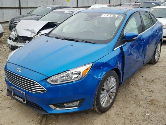 1FADP3J23HL244918 - 2017 FORD FOCUS TITA BLUE photo 2