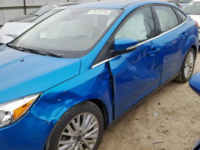 1FADP3J23HL244918 - 2017 FORD FOCUS TITA BLUE photo 9