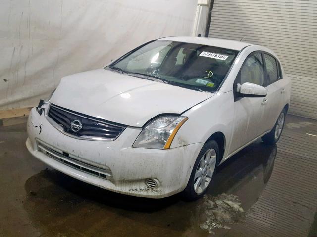 3N1AB6AP8CL758935 - 2012 NISSAN SENTRA 2.0 WHITE photo 2