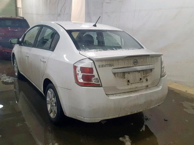 3N1AB6AP8CL758935 - 2012 NISSAN SENTRA 2.0 WHITE photo 3