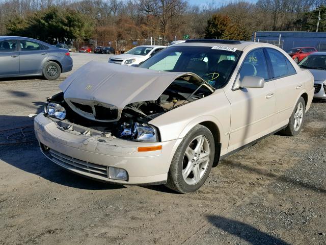 1LNHM86S8YY849798 - 2000 LINCOLN LS BEIGE photo 2