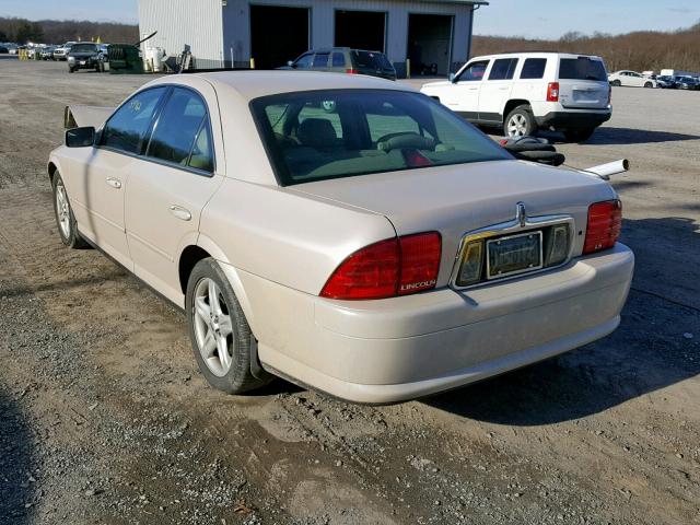 1LNHM86S8YY849798 - 2000 LINCOLN LS BEIGE photo 3