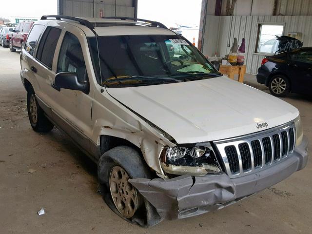 1J4GX48S23C582171 - 2003 JEEP GRAND CHER WHITE photo 1