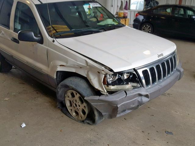 1J4GX48S23C582171 - 2003 JEEP GRAND CHER WHITE photo 9