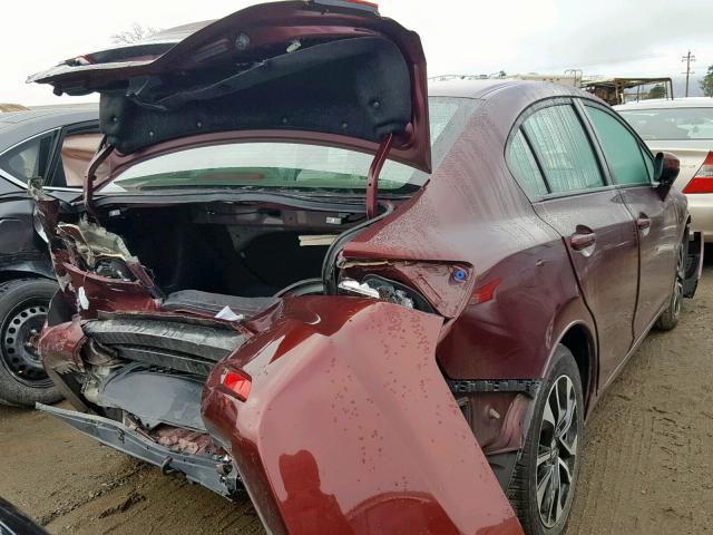 19XFB2F8XEE217423 - 2014 HONDA CIVIC EX 红色 照片 4