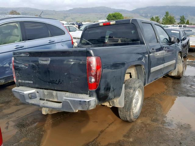 1GCCS136068209360 - 2006 CHEVROLET COLORADO BLACK photo 4