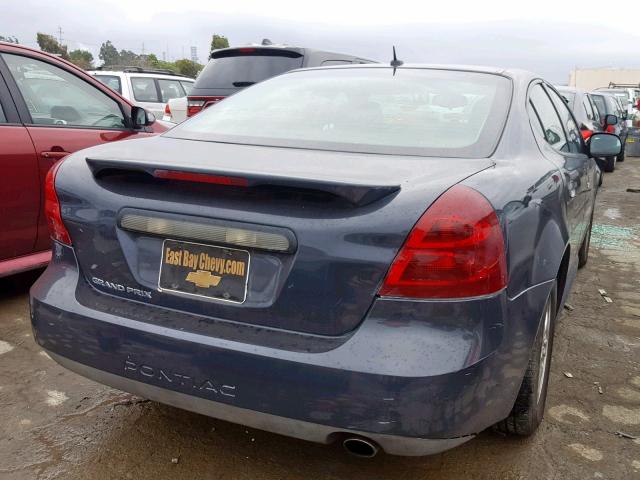 2G2WP552681188945 - 2008 PONTIAC GRAND PRIX GRAY photo 4