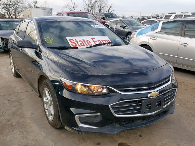 1G1ZB5ST5GF180050 - 2016 CHEVROLET MALIBU LS BLACK photo 1