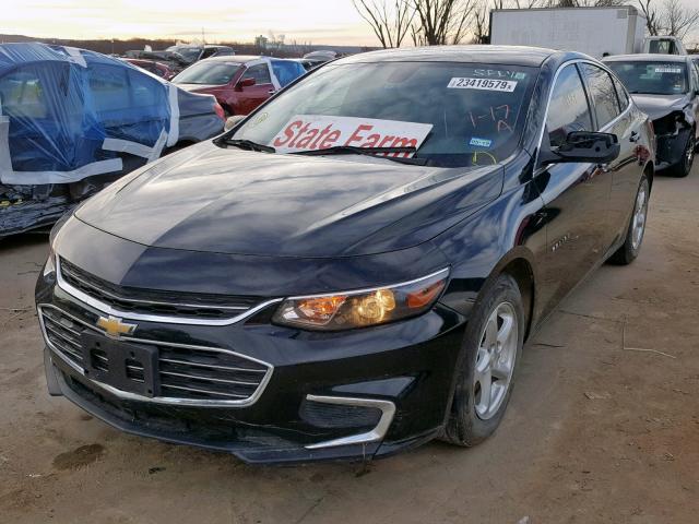 1G1ZB5ST5GF180050 - 2016 CHEVROLET MALIBU LS BLACK photo 2