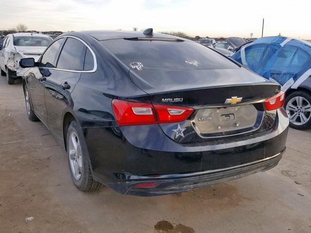 1G1ZB5ST5GF180050 - 2016 CHEVROLET MALIBU LS BLACK photo 3