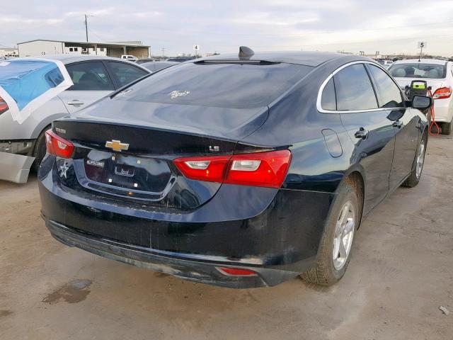 1G1ZB5ST5GF180050 - 2016 CHEVROLET MALIBU LS BLACK photo 4