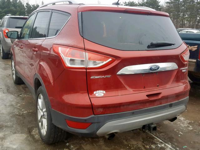 1FMCU9J92EUA74910 - 2014 FORD ESCAPE TIT RED photo 3