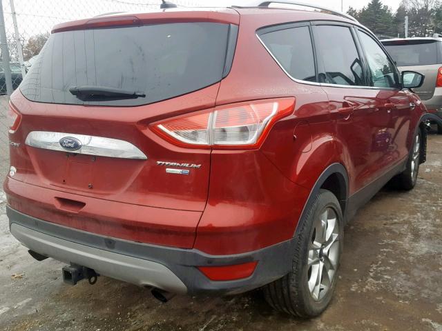 1FMCU9J92EUA74910 - 2014 FORD ESCAPE TIT RED photo 4