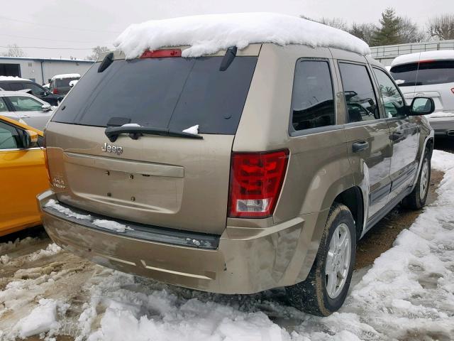 1J4GR48K96C262649 - 2006 JEEP GRAND CHER BEIGE photo 4