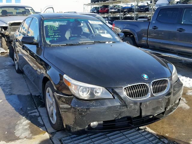 WBANF33507CW69310 - 2007 BMW 525 XI BLACK photo 1