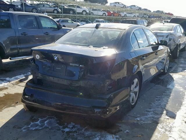 WBANF33507CW69310 - 2007 BMW 525 XI BLACK photo 4