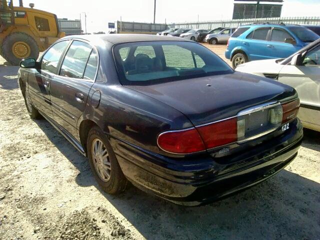 1G4HP52K344101537 - 2004 BUICK LESABRE CU BLUE photo 3