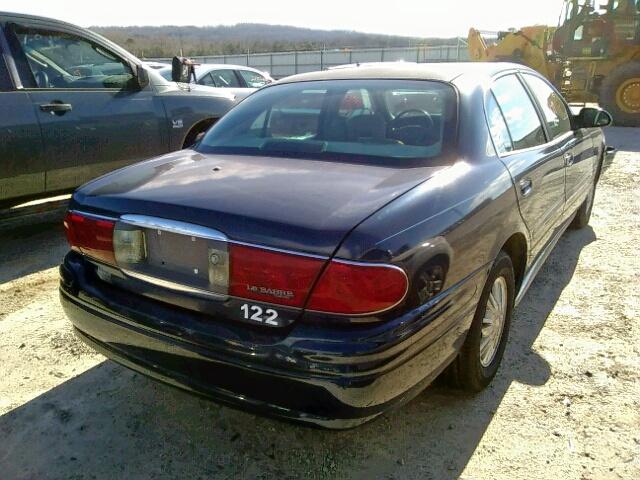 1G4HP52K344101537 - 2004 BUICK LESABRE CU BLUE photo 4