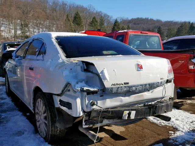 1G8ZX57769F239415 - 2009 SATURN AURA WHITE photo 3