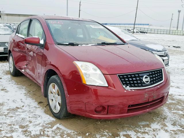 3N1AB61EX8L643954 - 2008 NISSAN SENTRA 2.0 RED photo 1