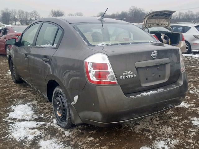 3N1AB61E98L670949 - 2008 NISSAN SENTRA 2.0 BROWN photo 3