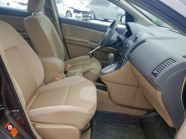 3N1AB61E98L670949 - 2008 NISSAN SENTRA 2.0 BROWN photo 5