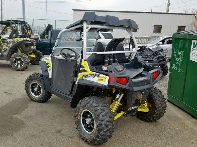 3NSVE7EAXEF273097 - 2014 POLARIS RZR 800 S WHITE photo 3