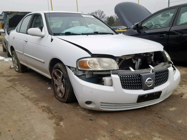 3N1CB51D76L517011 - 2006 NISSAN SENTRA 1.8 WHITE photo 1