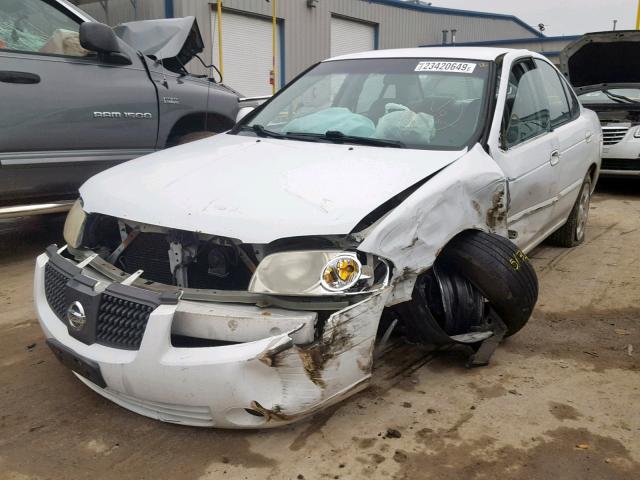 3N1CB51D76L517011 - 2006 NISSAN SENTRA 1.8 WHITE photo 2