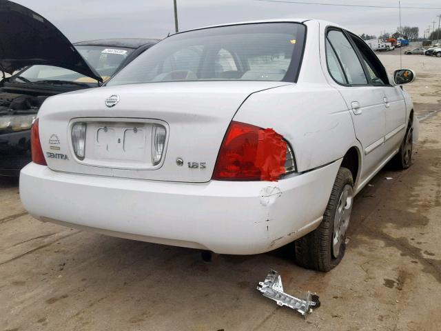 3N1CB51D76L517011 - 2006 NISSAN SENTRA 1.8 WHITE photo 4