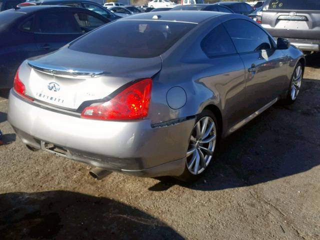 JNKCV64E58M123741 - 2008 INFINITI G37 BASE GRAY photo 4