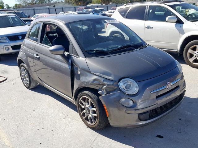 3C3CFFAR8DT570479 - 2013 FIAT 500 POP GRAY photo 1