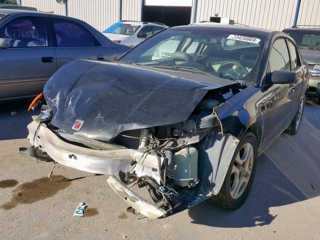 1G8AW12F44Z214754 - 2004 SATURN ION LEVEL BLACK photo 2