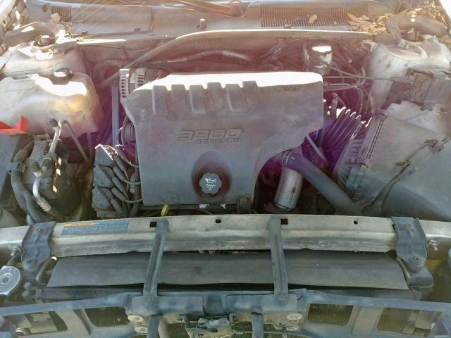 1G4HP52K244100377 - 2004 BUICK LESABRE CU WHITE photo 7