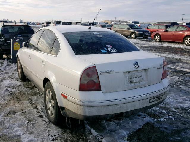 WVWTH63B52P036735 - 2002 VOLKSWAGEN PASSAT GLX 白色 照片 3