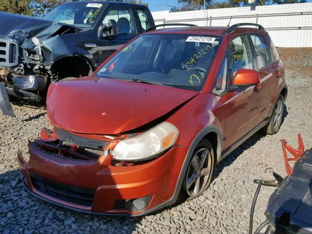 JS2YB413875101822 - 2007 SUZUKI SX4 ORANGE photo 2