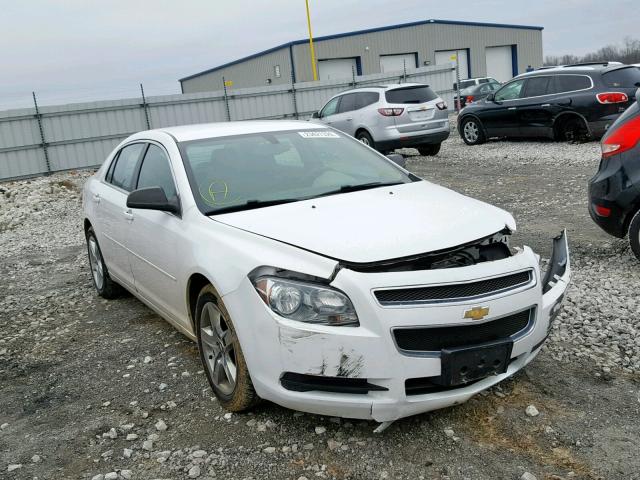 1G1ZB5E02CF332796 - 2012 CHEVROLET MALIBU LS WHITE photo 1
