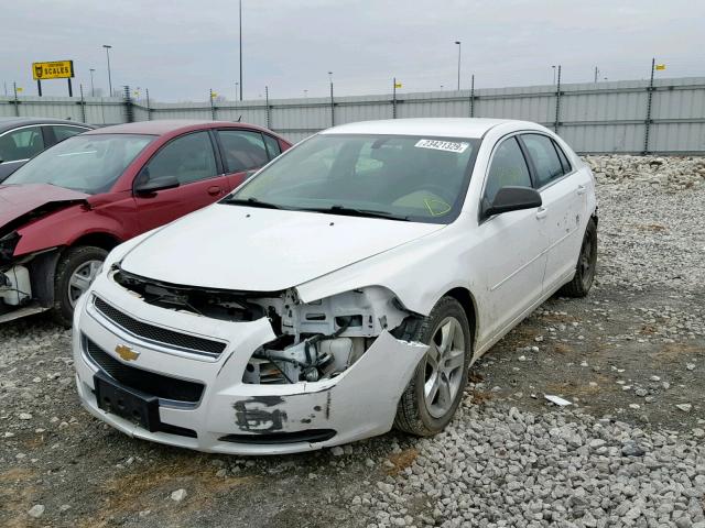 1G1ZB5E02CF332796 - 2012 CHEVROLET MALIBU LS WHITE photo 2