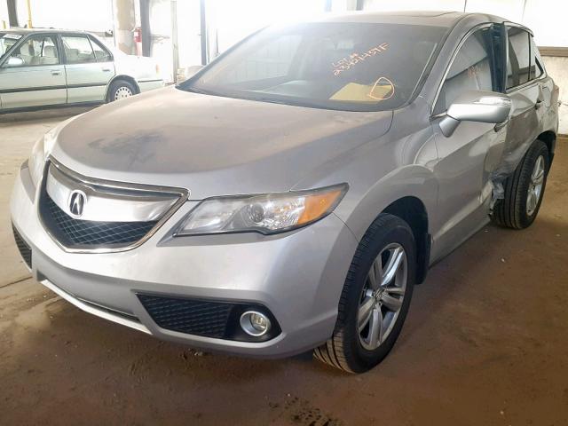 5J8TB3H52DL019261 - 2013 ACURA RDX TECHNO SILVER photo 2