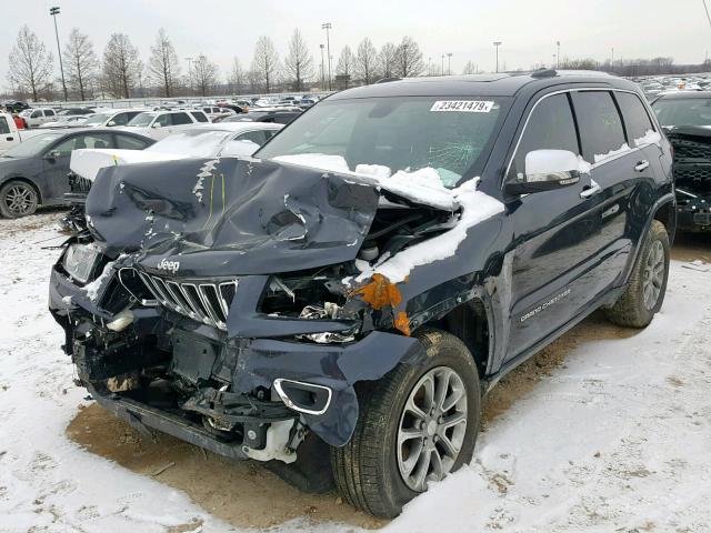 1C4RJFBG1EC325456 - 2014 JEEP GRAND CHER BLACK photo 2