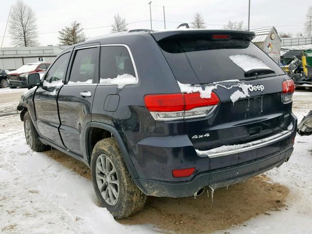 1C4RJFBG1EC325456 - 2014 JEEP GRAND CHER BLACK photo 3