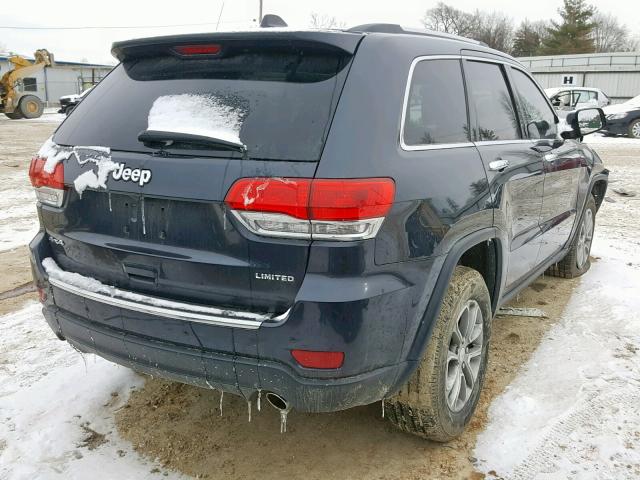 1C4RJFBG1EC325456 - 2014 JEEP GRAND CHER BLACK photo 4